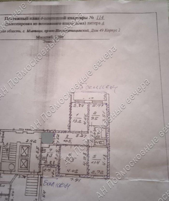 Квартира на продажу в Мытище, Новомытищинский проспект, 49к2 фото №11